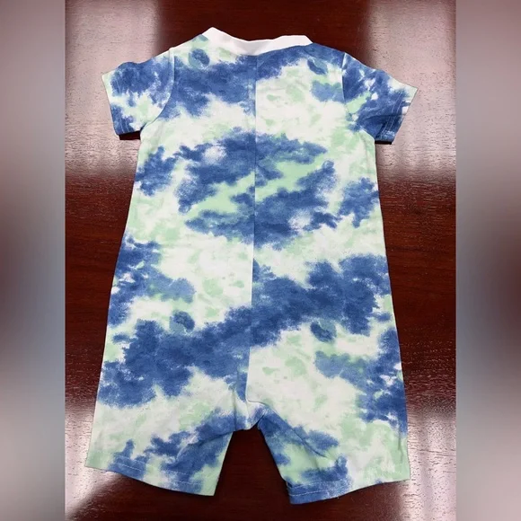 First Impressions Blue and Tie-Dye Baby Rompers Sz 12 Months - Picture 6 of 7